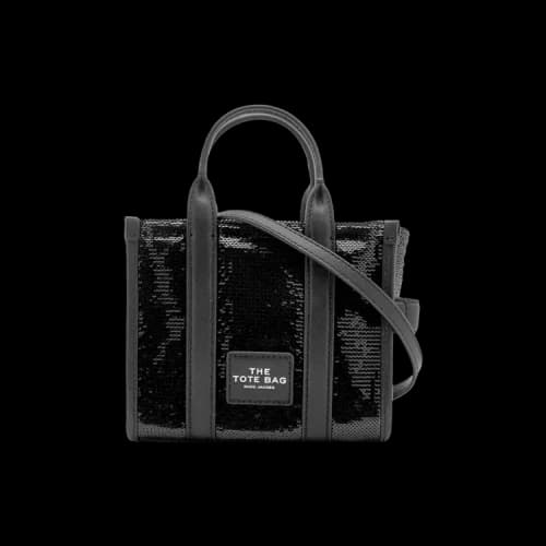 Marc Jacobs Sequins Crossbody Tote Bag Black