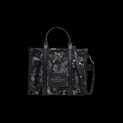 Marc Jacobs Sequins Medium Tote Bag Black