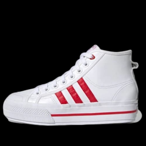 adidas Nizza Platform Mid 'White Red' (Women's)