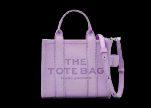 Marc Jacobs The Leather Mini Tote Bag Purple