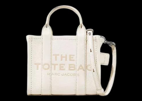Marc Jacobs The Leather Micro Tote Bag Pool