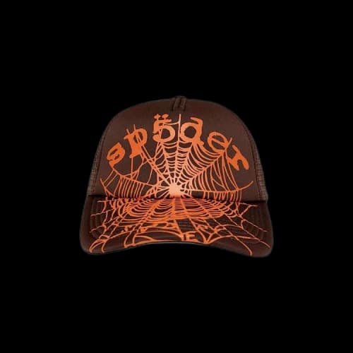 Sp5der OG Web V2 Trucker Hat 'Brown'