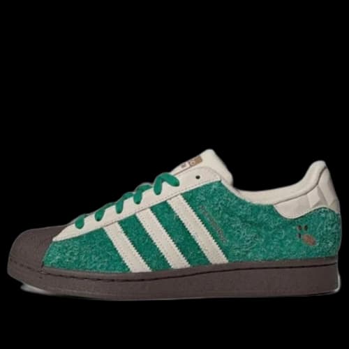 Melting Sadness x adidas originals Superstar Karoro Hole 'Green White Black'
