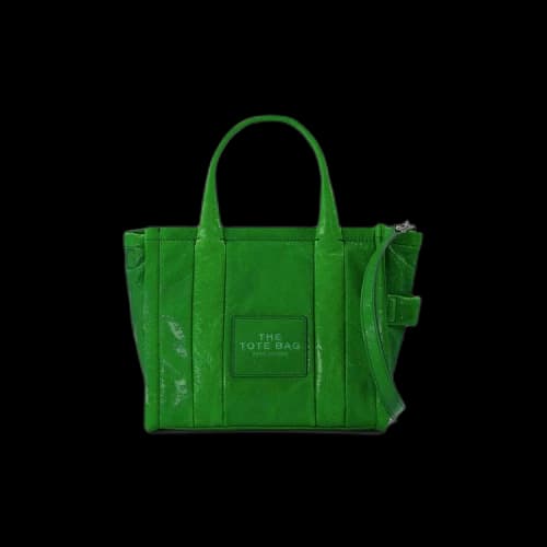 Marc Jacobs Shiny Crinkle MiniTote Bag 'Green'