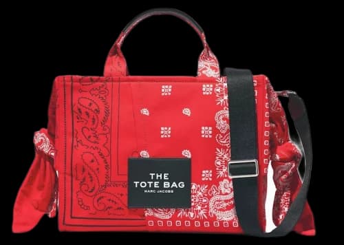 Marc Jacobs The Bandana Medium Tote Bag Red