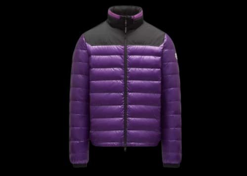 Moncler Silvere Short Down Jacket Purple