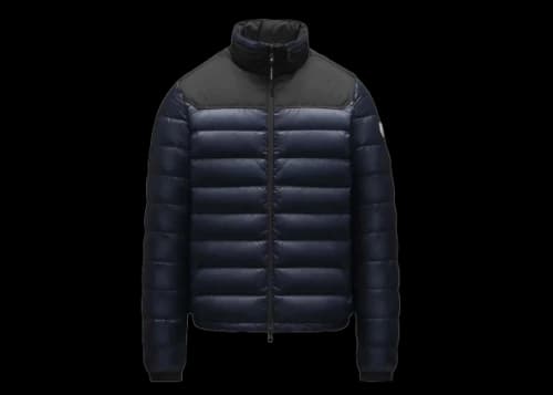 Moncler Silvere Short Down Jacket Navy Blue