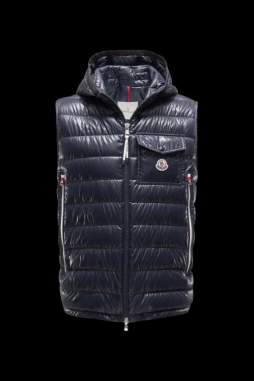 Moncler Ragot Hooded Vest Night Blue