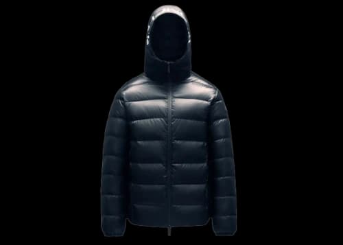 Moncler Provins Short Down Jacket Blue
