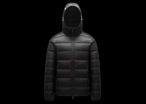 Moncler Provins Short Down Jacket Black