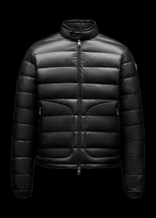 Moncler Acorus Short Down Jacket Black