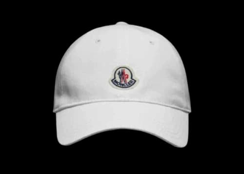 Moncler Logo Baseball Cap Optical White