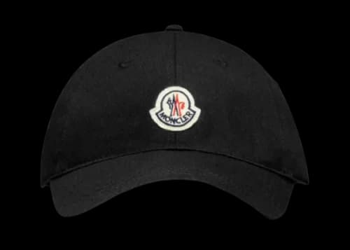 Moncler Logo Baseball Cap Black
