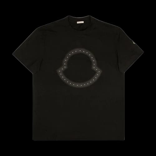 Moncler Logo Outline Short-Sleeve T-Shirt 'Black'