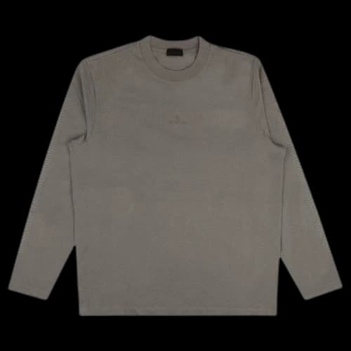 Moncler Dotted Long-Sleeve Logo T-Shirt 'Grey'