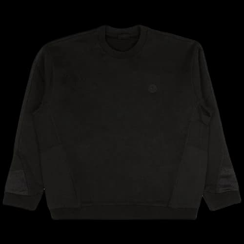 Moncler Cotton Pullover Crewneck Sweatshirt 'Black'
