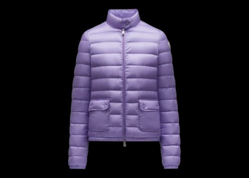 Moncler Women's Lans Short Down Jacket Lavender Purple
