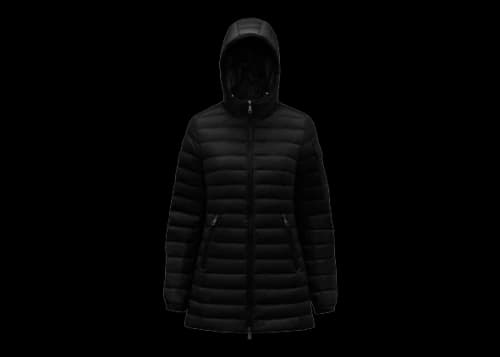 Moncler Women's Ments Short Down Jacket Black