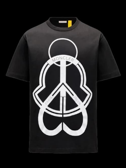 Moncler 5 Craig Green Logo Graphic Printed T-Shirt Black