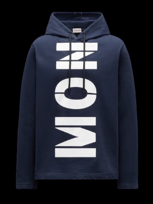 Moncler 5 Craig Green Printed Hoodie Night Blue