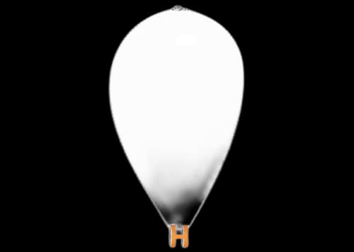 Hermes Pendant Pop H Orange