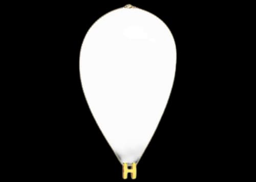 Hermes Pendant Pop H Mimosa Yellow