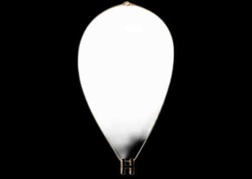 Hermes Mini Pop H Pendant Noir