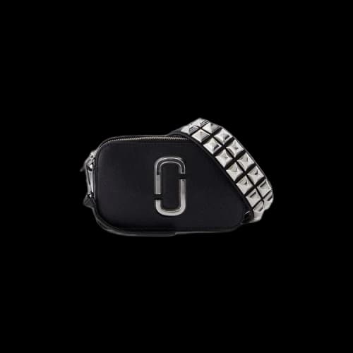 Marc Jacobs Studded Snapshot Bag 'Black'