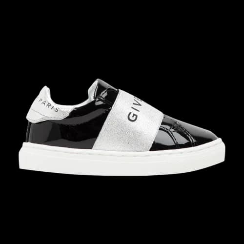 Givenchy Urban Street Strap Leather Kids 'Black Patent'