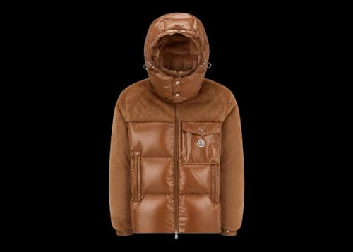 Moncler Thymelee Short Down Jacket Light Brown