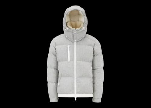Moncler Tarentaise Short Down Jacket Grey
