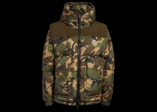 Moncler MEAKAN Jacket Down Detach Sleeve Jacket Green