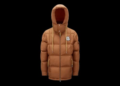 Moncler Mariveles Short Down Jacket Light Brown