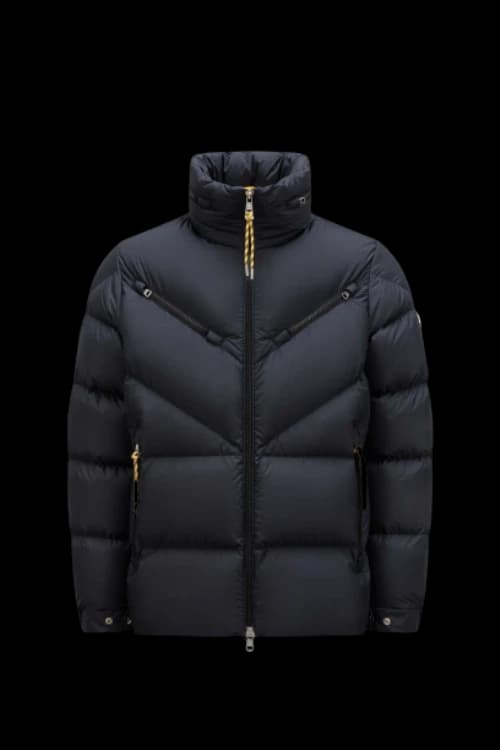 Moncler Katmai Down Jacket Black Yellow