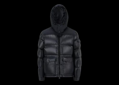 Moncler Masaya Short Down Jacket Black