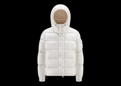 Moncler Maya 70th Anniversary Special Edition Short Down Jacket White