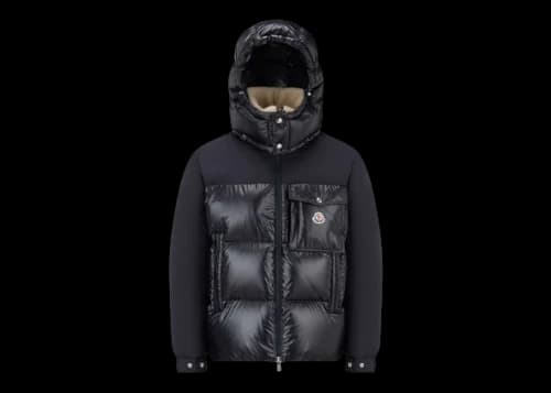 Moncler Bayuda Short Down Jacket Navy Blue