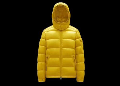 Moncler Maya Short Down Jacket Yellow