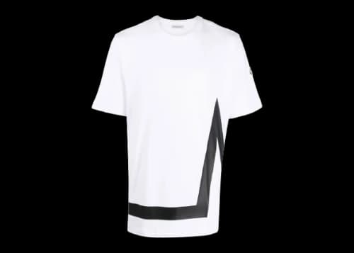 Moncler M' Motif T-Shirt Optical White