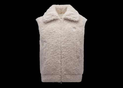 Moncler Women's Achard Reversible Down Gilet Ivory White
