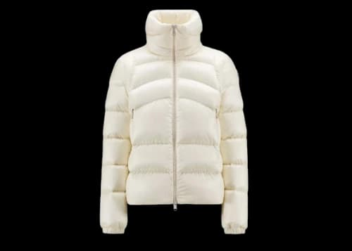 Moncler Aubert Short Jacket Cream White