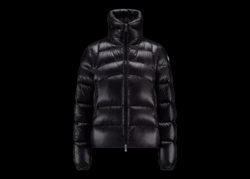 Moncler Women's Aubert Short Down Jacket Black
