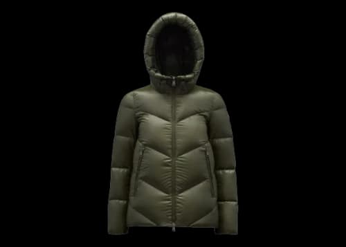 Moncler Chambon Short Down Jacket Green