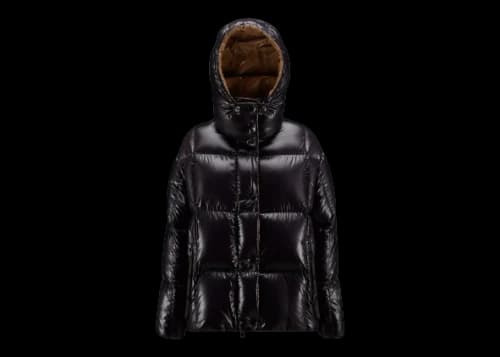 Moncler Parana Short Down Jacket Black