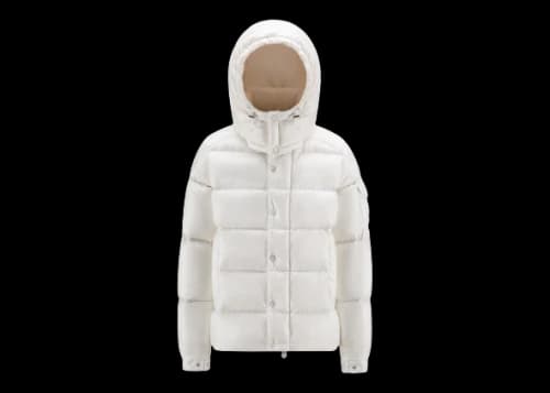 Moncler Women's Maya 70th Anniversary Special Edition Short Down Jacket White