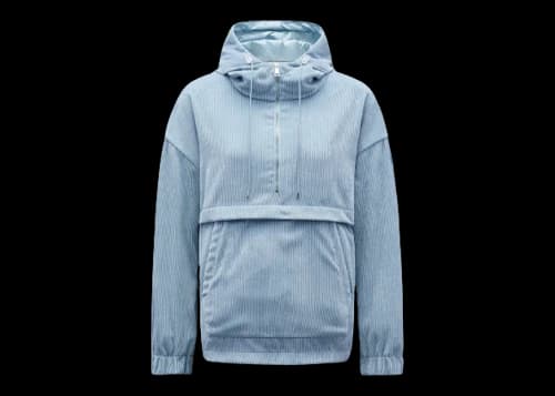 Moncler Women's Corduroy Hoodie Ice castle