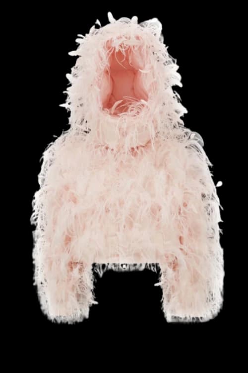 Moncler Maya 70 by Giambattista Valli Jacket Light Pink