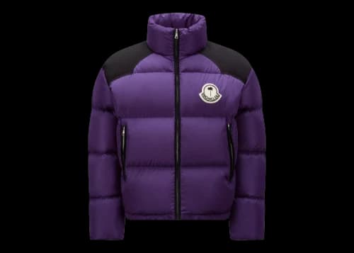 Moncler x Palm Angels Nevin Short Down Jacket Purple