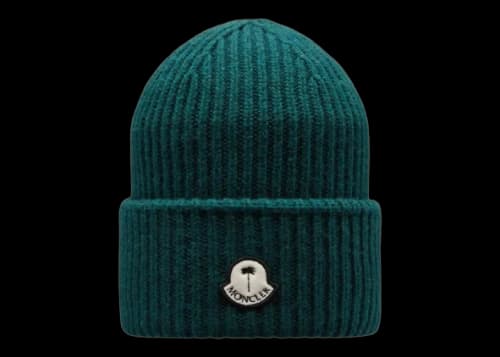 Moncler x Palm Angels Wool Beanie Forest Green