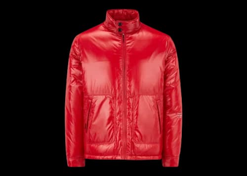 Moncler Hiroshi Fujiwara x Fragment Stan Short Down Jacket Cherry Red